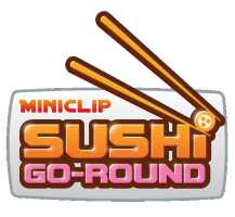 Sushi Go Round title screen for Nintendo DS